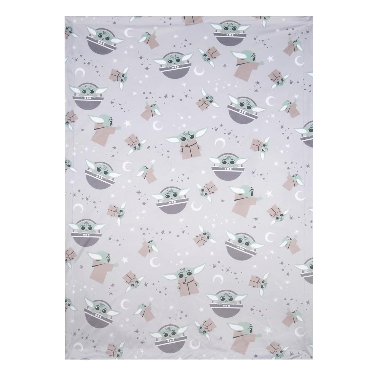 Lambs & Ivy Star Wars Cozy Friends Baby Yoda/Grogu Fleece Baby Blanket