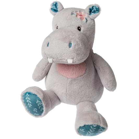 Mary Meyer Stuffed Animal Soft Toy, 10-Inches, Jewel Hippo