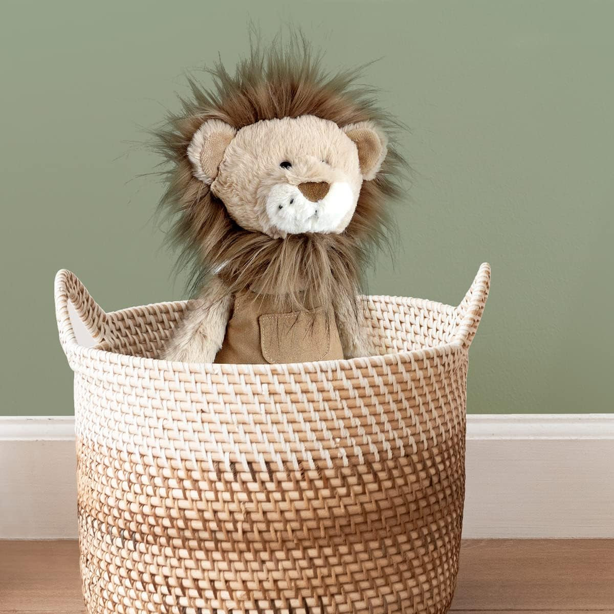 MON AMI Leon the Lion Stuffed Animal – 16”, Soft & Cuddly Lion Plush, Use as Toy or Nursery Room Décor, Wild Animals, Great for Kids of All Ages