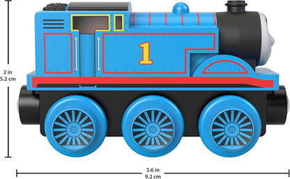 Thomas & Friends Wooden Railway Toy Train Thomas Push-Along Wood Engine for Toddlers & Preschool Kids Ages 2+ Years