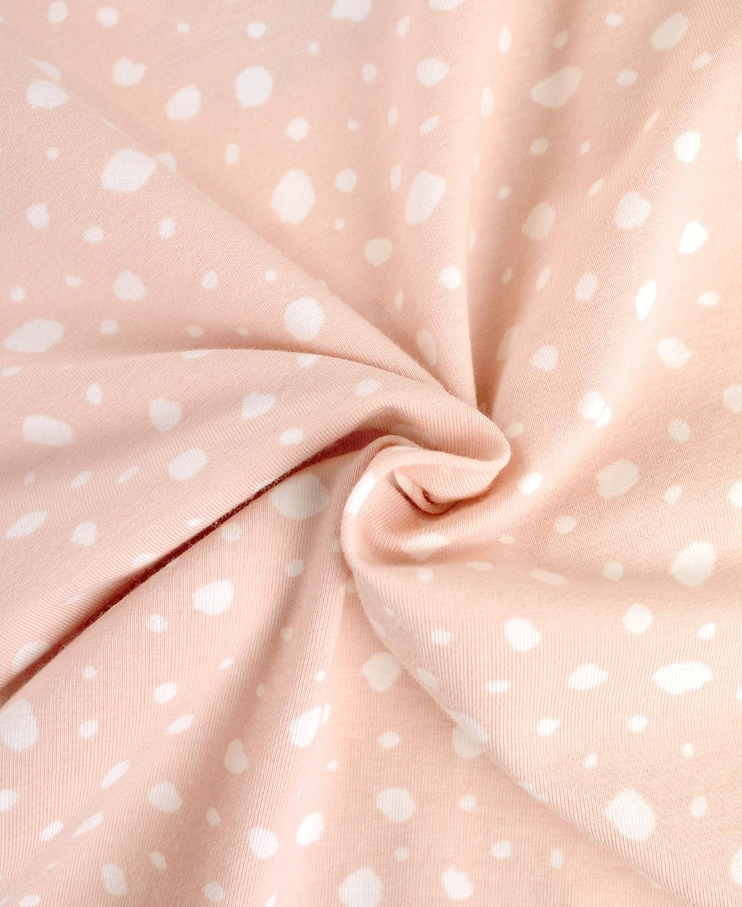 Rufflebutts Pink Fawn Dot Knit Snuggly Blanket - One Size