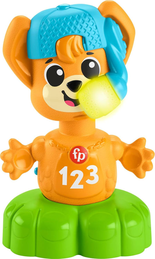 Fisher-Price Baby Learning Toy Link Squad Opposites Fox with Music & Lights for Ages 9+ Months, Compatible Only with Link Squad Items