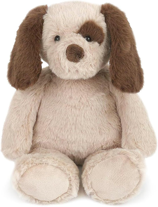 MON AMI Spot Puppy Plush Animal Toy - 12”, Handcrafted Premium Stuffed Dog Toy, Soft Cuddly Toy Gifts for Little Boys/Girls & Kids of All Ages