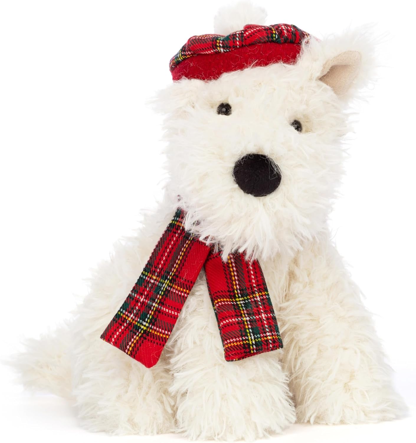 Jellycat Winter Warmer Munro Scottie Dog Stuffed Animal, 8 Inches | Dogs & Puppies Plush Toy | Classic Children'S Gift | Christmas