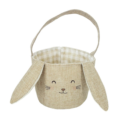 MON AMI Premium Easter Bunny Basket with Handles – 13” | Christmas Gift, Toy Basket, Perfect for Easter Egg Hunts, Easter Basketfor Kids, Nursery Décor