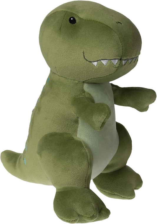 Mary Meyer Stuffed Animal Smootheez Pillow-Soft Toy, 10-Inches, Green T Rex Dinosaur