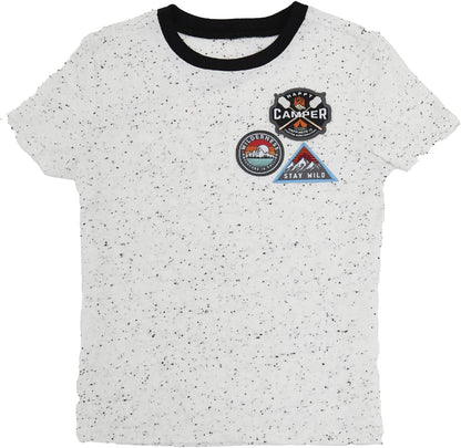 Andy & Evan Boys' Graphic Tee-Shirts, Breathable Lightweight Spring Summer Shirts for Boys and Kids, Stylish Designs