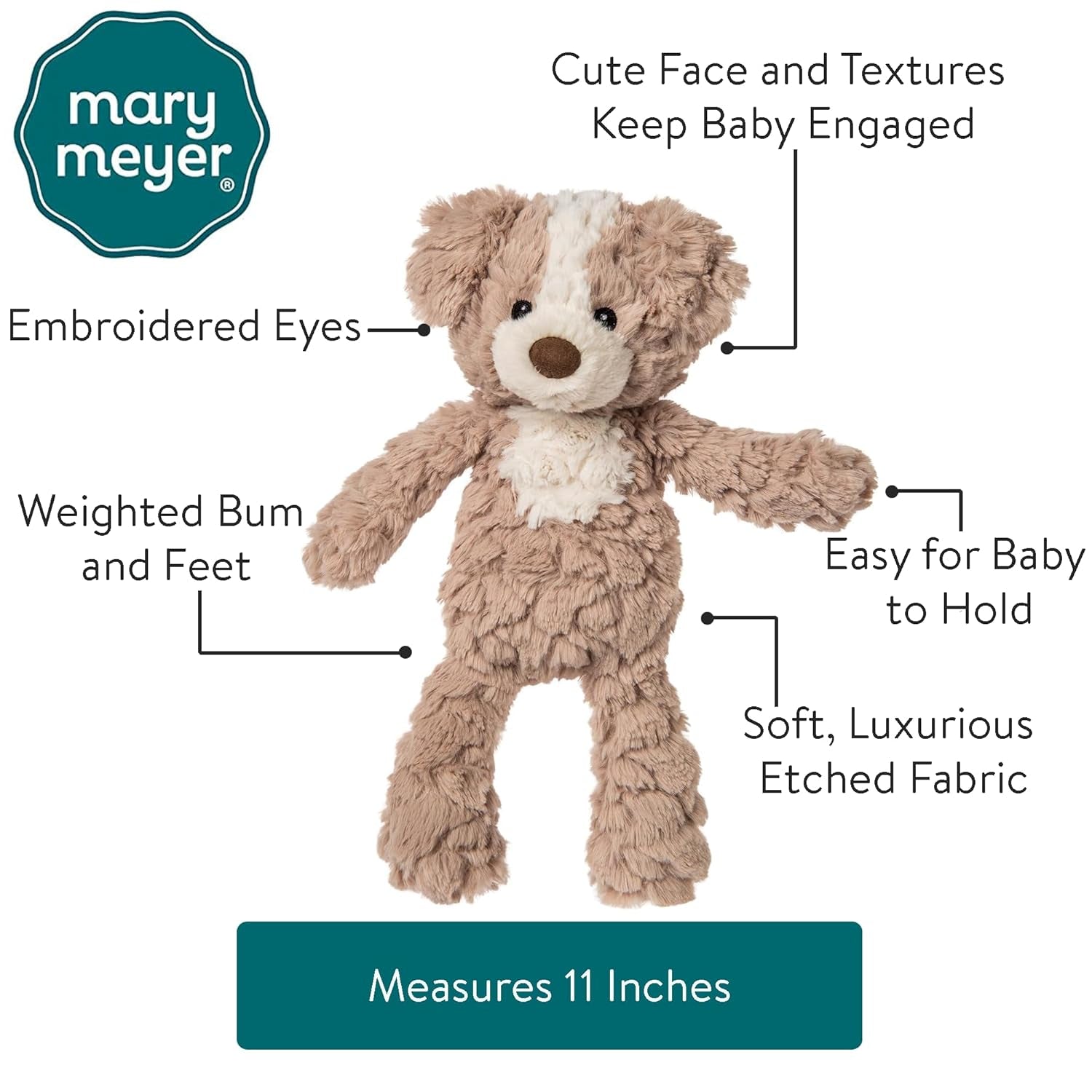 Mary Meyer Putty Nursery Soft Toy, Lamb , 11 Inch (Pack of 1)