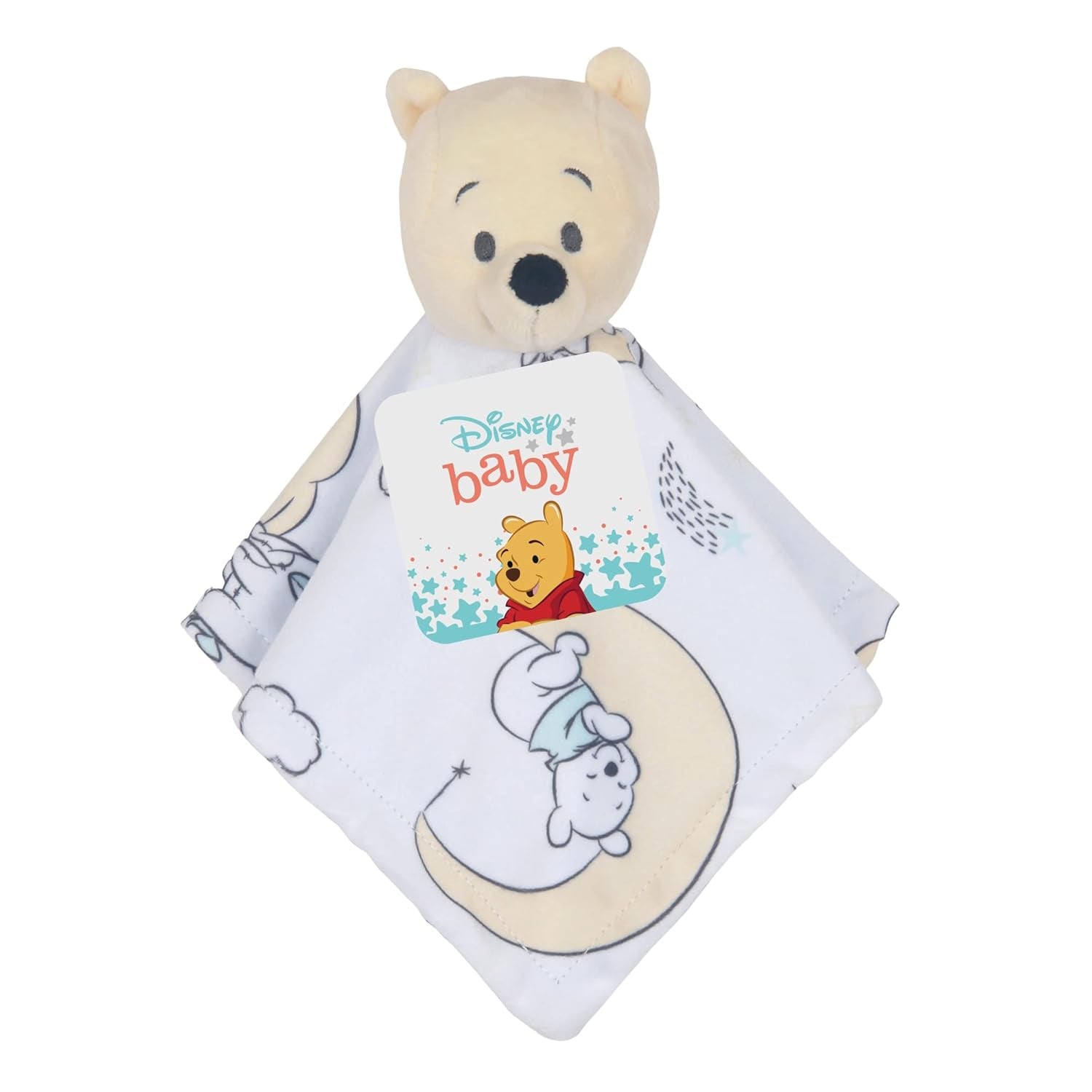 Lambs & Ivy Disney Baby Cozy Friends Winnie the Pooh Security Blanket/Lovey