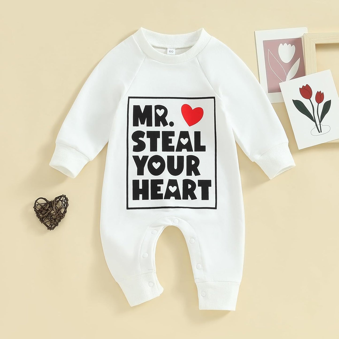 New Years Baby Girl Boy Outfit 2025 Newborn Letter Long Sleeve Romper Jumpsuit One-Piece Cute Infant Clothes 0-18M