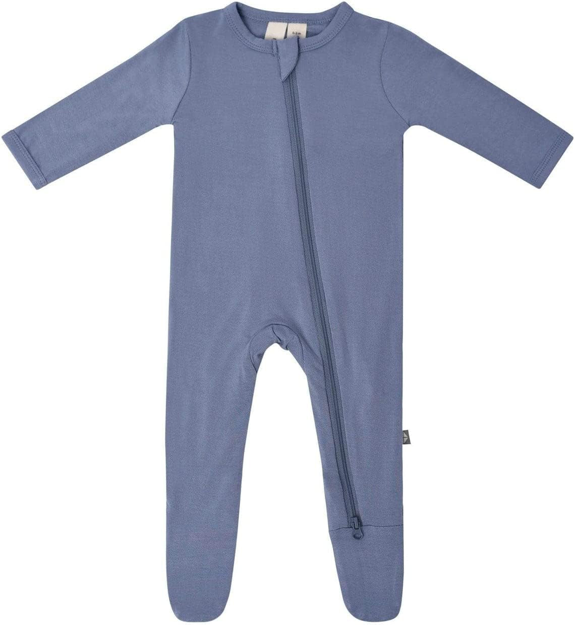 KYTE BABY Unisex Zipper Closure Footies, Rayon Made from Bamboo, 0-24 Months