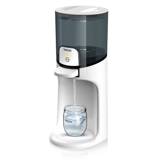 Baby Brezza Instant Baby Bottle Warmer - Fast Water Warmer Instantly Dispenses 24/7 in 3 Temperatures, White