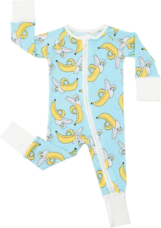 Little Sleepies Zipper Pajamas for Baby Boys & Baby Girls, Toddler Pajamas, Snug Fit, 2-Way Zipper, Viscose from Bamboo