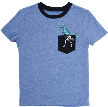 Andy & Evan Boys' Graphic Tee-Shirts, Breathable Lightweight Spring Summer Shirts for Boys and Kids, Stylish Designs