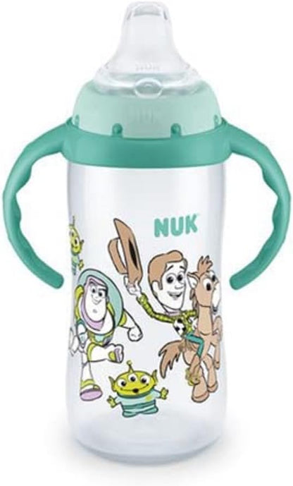 NUK Learner Cup, 10 Oz, 8+ Months, 2 Count – BPA Free, Spill Proof Sippy Cup