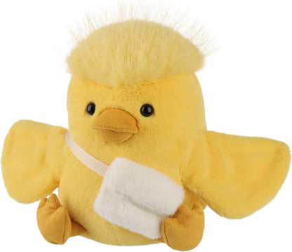 Apricot Lamb Lively Yellow Duck Plush Stuffed Animals for Kids, Soft Cute Plush Toys for Baby Girl and Boy, Fluffy Lively Yellow Duck Yellow 6.7 Inches