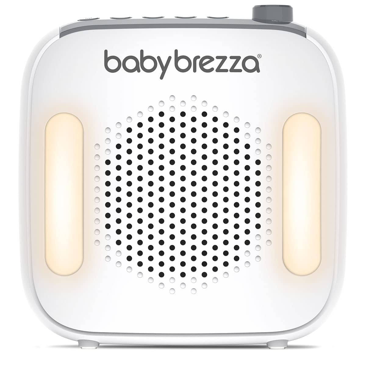 Baby Brezza Adjustable Baby Sound Machine and Night Light with 18 Sounds – Small, Portable Design for Easy Travel or Crib Use – Includes Lullaby, Nature, White Noise, Waves + More – USB Powered