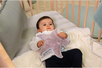 Kaloo - Petit Calme - Soothing Baby Plush - 9.1” Mauve Starfish - 0 Months + - K970702