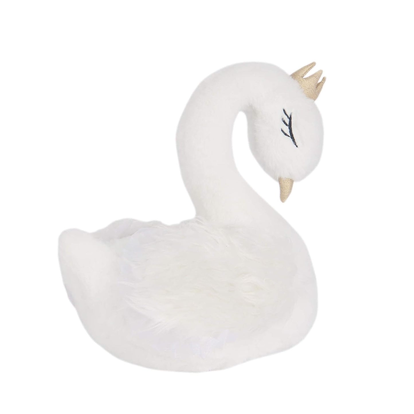 Lambs & Ivy Signature Swan Princess Plush White Stuffed Animal Toy - Princess