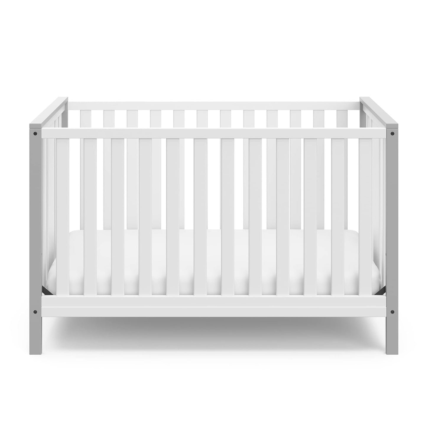 Storkcraft Modern Pacific 5-In-1 Convertible Crib (Black) – GREENGUARD Gold Certified, Converts from Baby Crib to Toddler Bed and Full-Size Bed, Adjustable Mattress Support Base