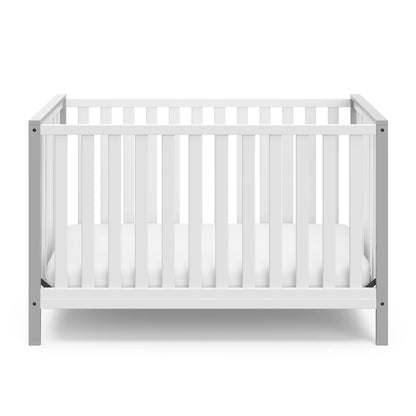 Storkcraft Modern Pacific 5-In-1 Convertible Crib (Black) – GREENGUARD Gold Certified, Converts from Baby Crib to Toddler Bed and Full-Size Bed, Adjustable Mattress Support Base