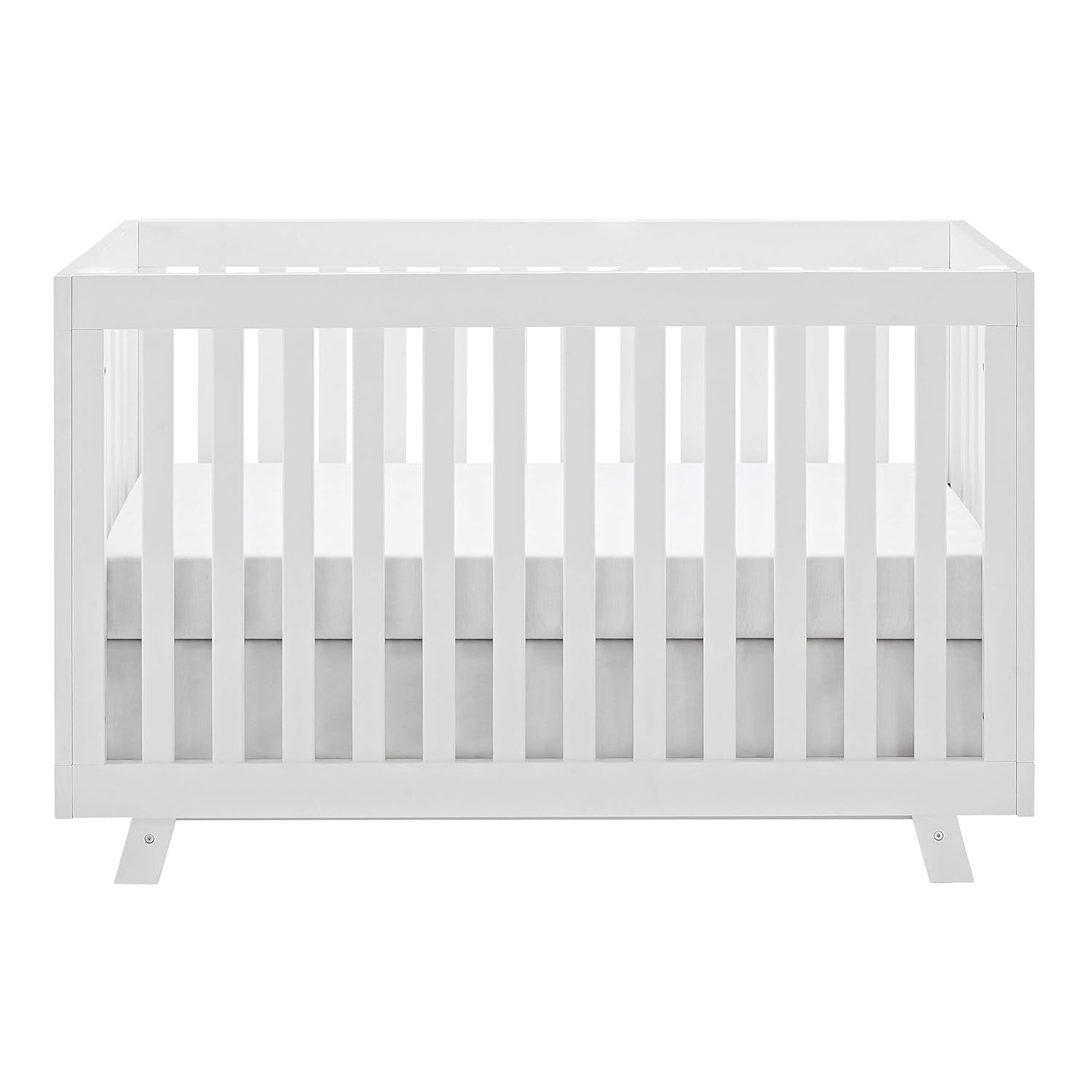 Storkcraft Beckett Convertible Crib (White) – Converts from Baby Crib to Toddler Bed and Daybed, Fits Standard Full-Size Crib Mattress, Adjustable Mattress Support Base