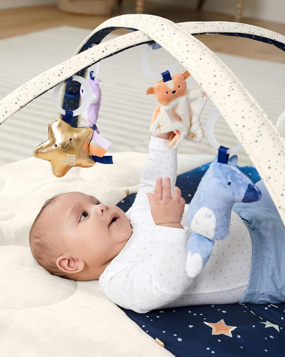 Skip Hop Tummy Time Mat, 3-In-1 Activity Baby Play Gym, Age 0+, Silver Lining Cloud, Grey