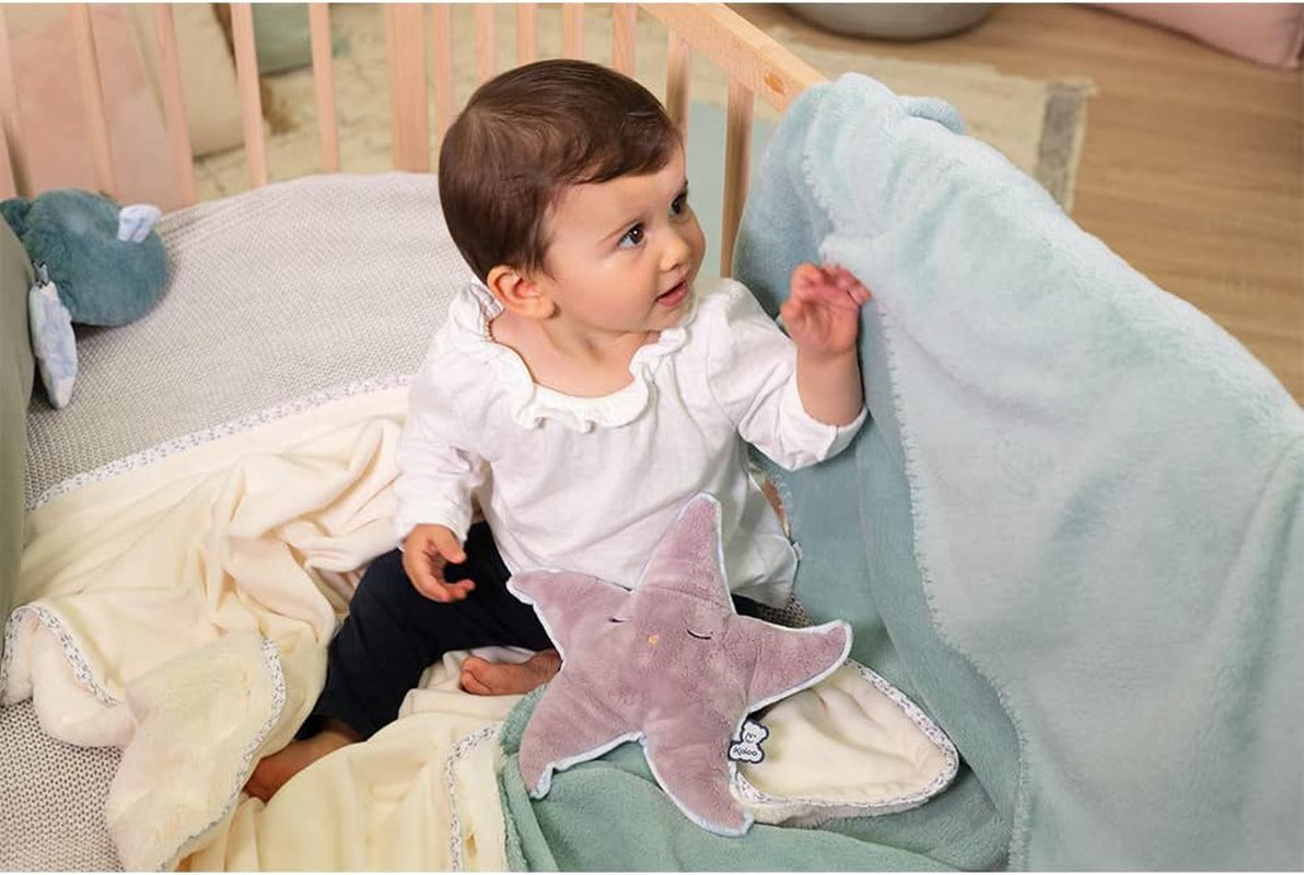 Kaloo - Petit Calme - Soothing Baby Plush - 9.1” Mauve Starfish - 0 Months + - K970702