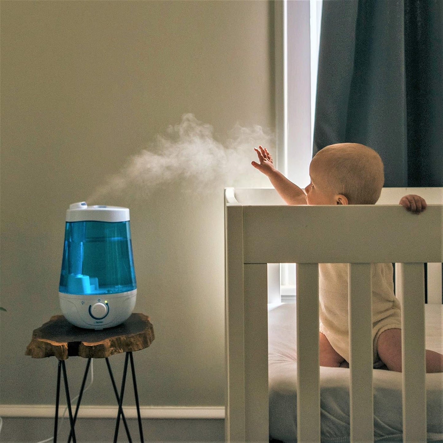 Dr. Brown'S Cool Mist Ultrasonic Humidifier for Baby with Diffuser and Night Light