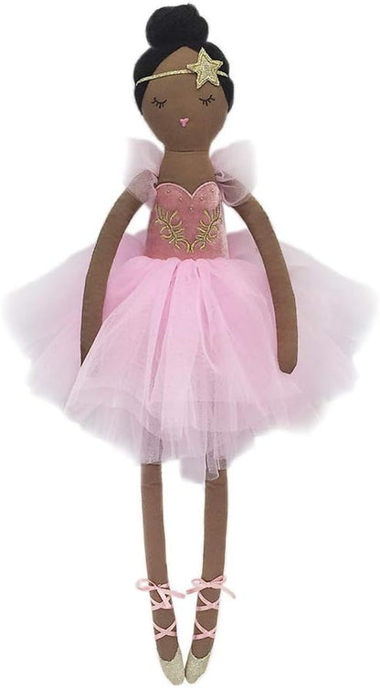 MON AMI Princess Violette Designer Doll – 22”, Soft & Elegant Stuffed Plush Princess Doll, Use as Toy or Room Decor, Great Gift for Christmas