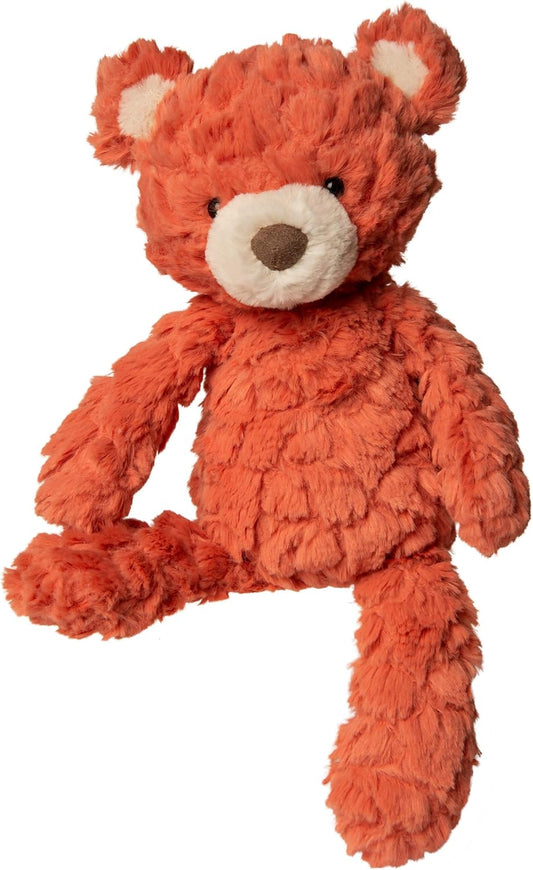 Mary Meyer Putty Stuffed Animal Soft Toy, 9-Inches, Small Coral Bear