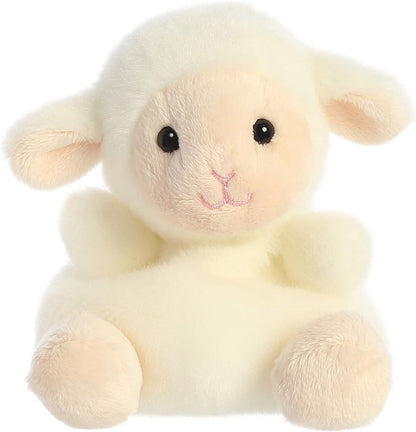 Aurora® Adorable Palm Pals™ Woolly Lamb™ Stuffed Animal - Pocket-Sized Play - Collectable Fun - White 5 Inches