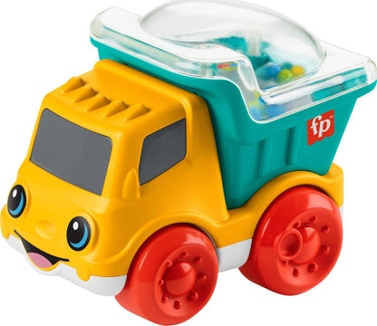 Fisher-Price Baby Toy Rollin’ Tractor Push-Along Vehicle with Fine Motor Activities for Infants Ages 6+ Months