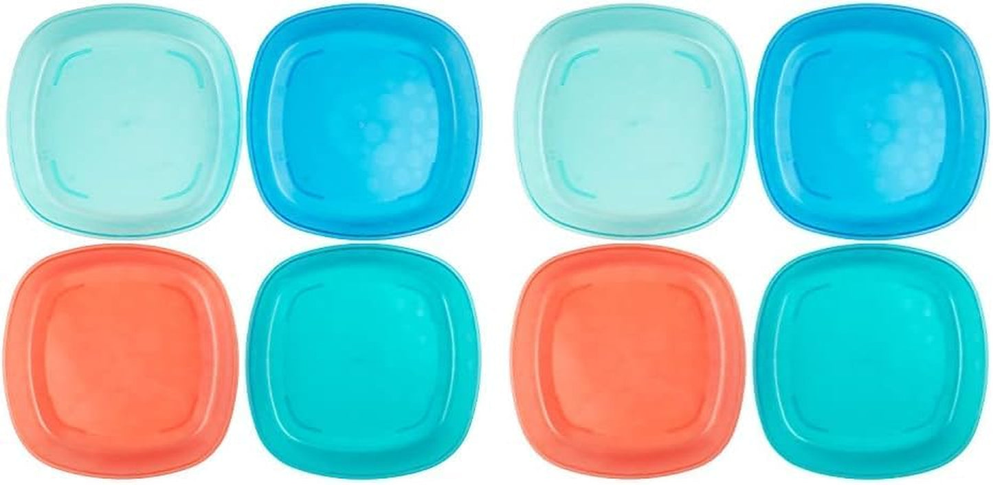 Dr. Brown'S Stackable Plates for Toddlers and Babies, BPA Free, 4-Pack, 4M+