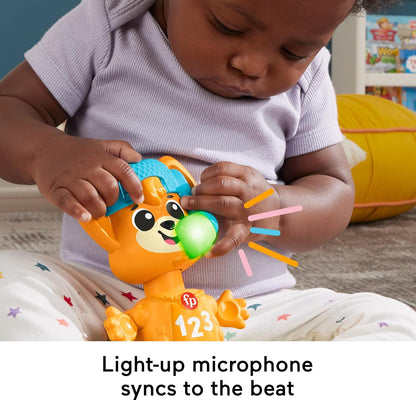 Fisher-Price Baby Learning Toy Link Squad Opposites Fox with Music & Lights for Ages 9+ Months, Compatible Only with Link Squad Items