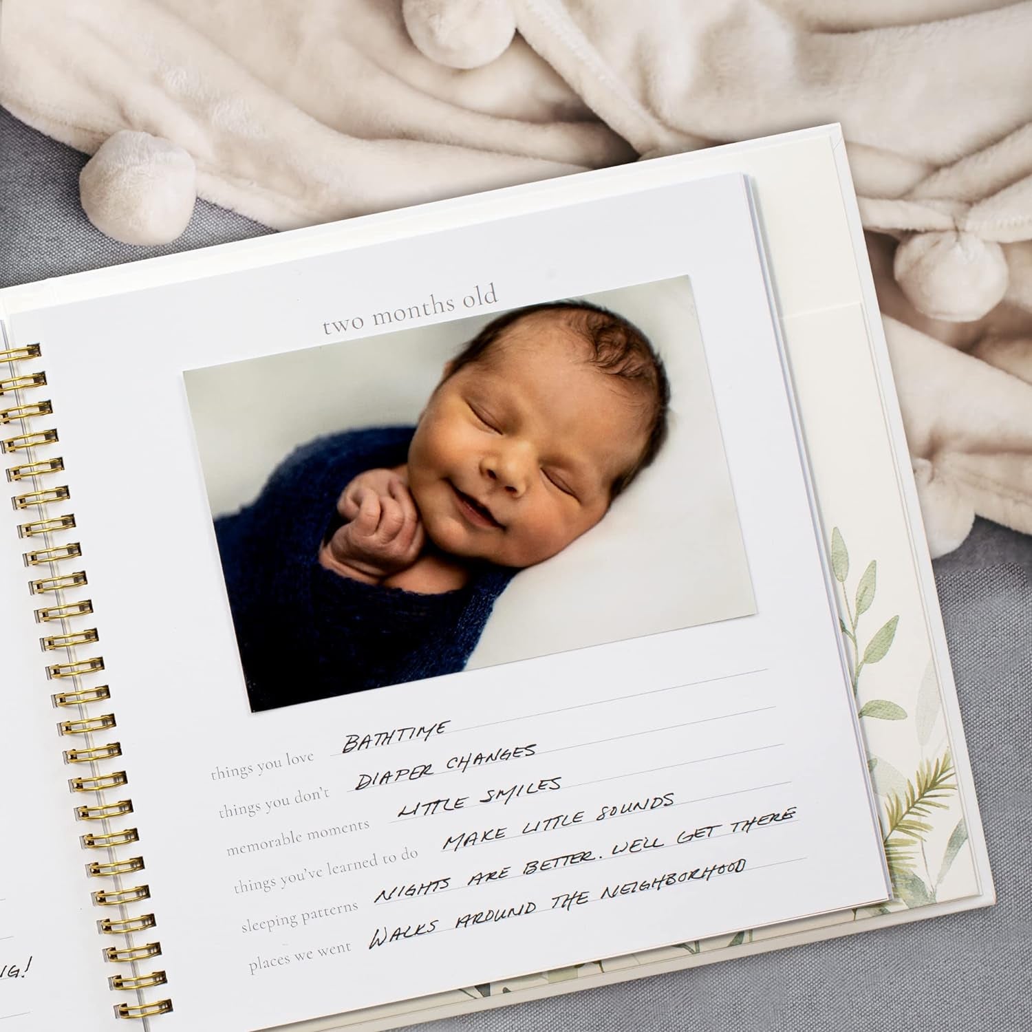 Keepsake Baby Memory Book for Boys & Girls – Timeless First 5 Year Baby Book Photo Album – Gender Neutral Baby Book and Journal - a Milestone Book to Record Every Event from Birth to Age 5