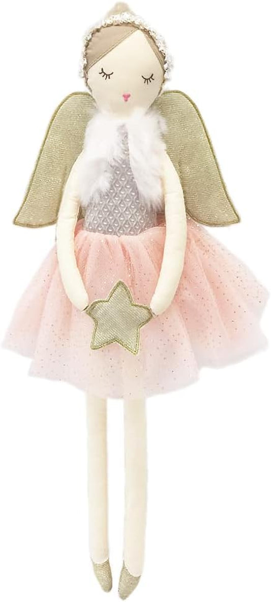 Mon Ami Designer Angel Stuffed Doll with Wings 20” Soft Elegant Plush Doll for Little Girls, Use as Toy or Room Decor, Gift for Kids of All Ages