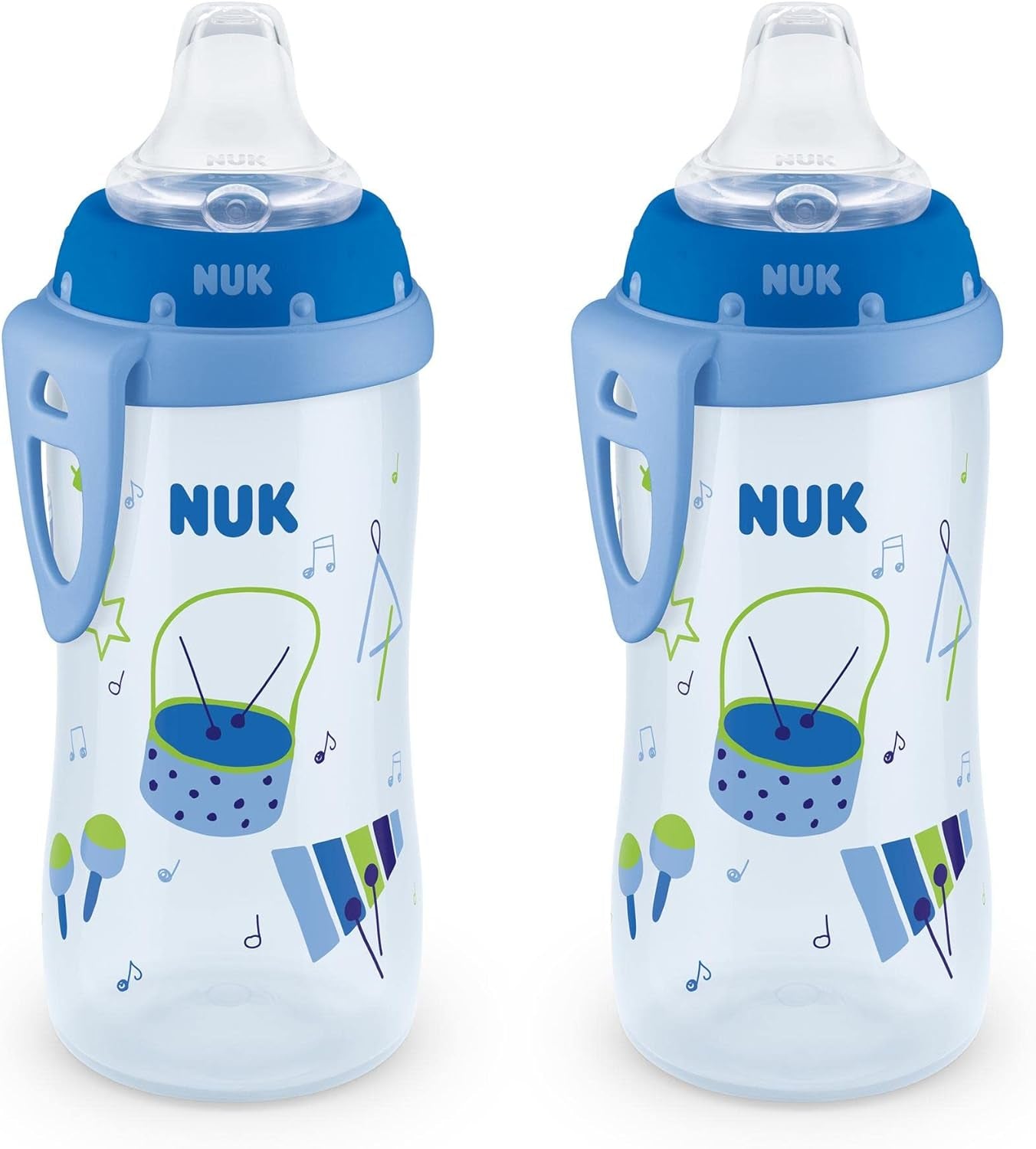 NUK Buzz Lightyear Active Cup, 10 Oz, 2-Pack – BPA Free, Spill Proof Sippy Cup