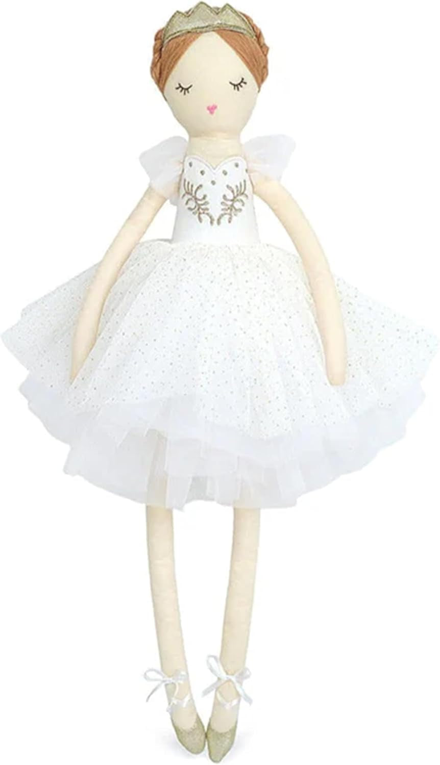 MON AMI Katrina the Ballerina Stuffed Doll - 15”, Plush Ballerina Doll for Girls, Use as Toy or Room Decor for Kids of All Ages, Great Gift for Christmas