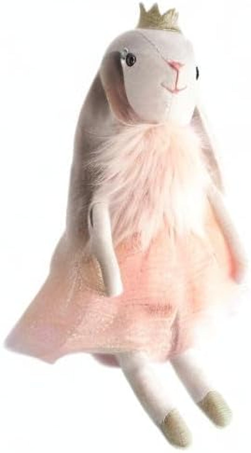 MON AMI Princess Bunny Stuffed Doll - 18", Soft & Cuddly Plush Animal Doll, Use as Toy or Room Décor, Great Gift for Kids of All Ages