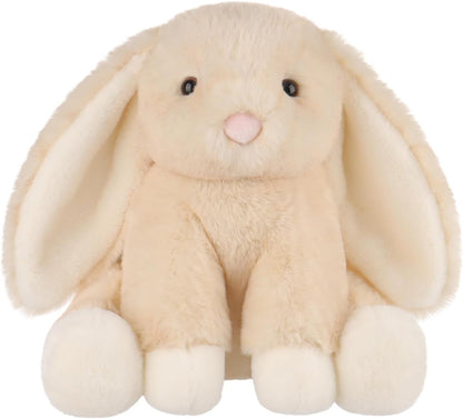 Apricot Lamb Colorful Bunny Plush Stuffed Animals for Kids, Soft Cute Plush Toys for Baby Girl and Boy, Fluffy Colorful Bunny Cream 8.3 Inches (Cream)