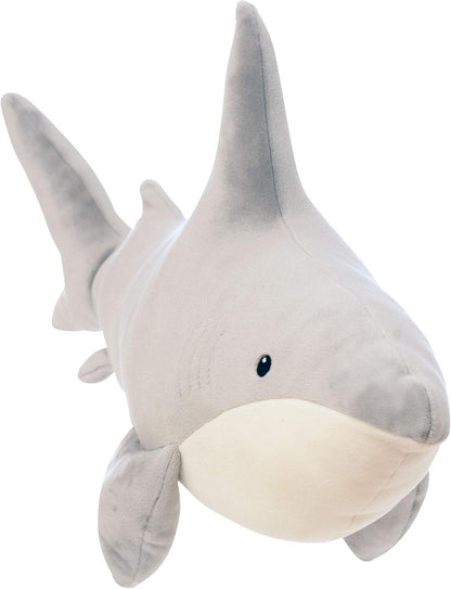 Manhattan Toy Snarky Sharky Velveteen Sea Life Toy Shark Stuffed Animal, 16"