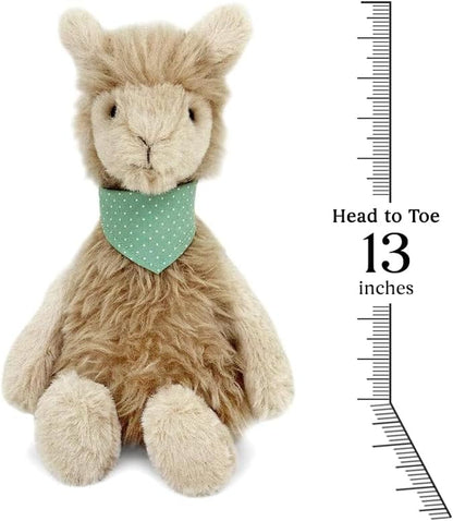 MON AMI Fuzzy the Llama Stuffed Animal – 13”, Plush Stuffed Alpaca, Soft & Cuddly, Use as Toy/Nursery Room Décor, Great for Kids of All Ages