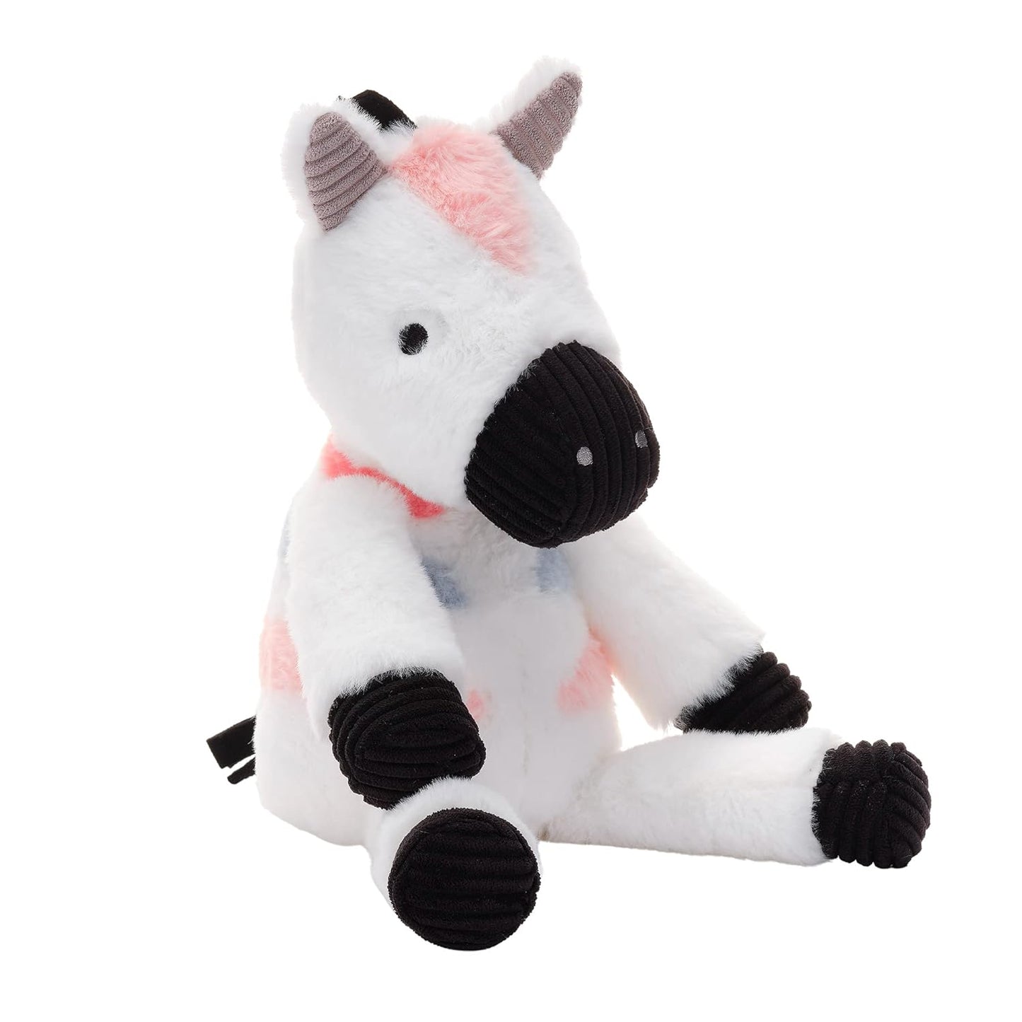 Lambs & Ivy Jazzy Jungle Plush Colorful Zebra Stuffed Animal Toy