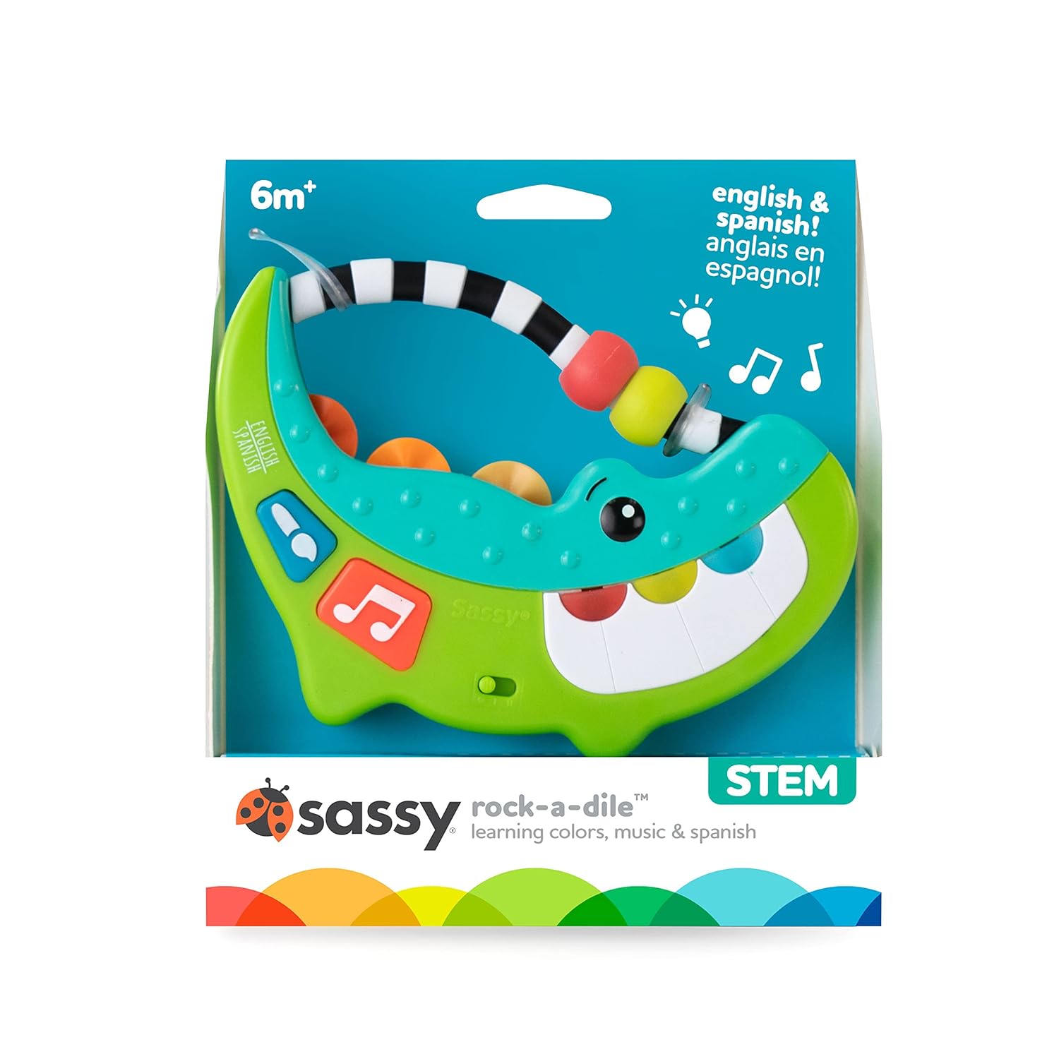 Sassy Rock-A-Dile Musical Toy