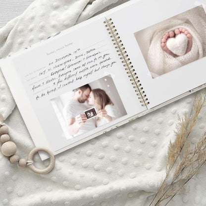 Keepsake Baby Memory Book for Boys & Girls – Timeless First 5 Year Baby Book Photo Album – Gender Neutral Baby Book and Journal - a Milestone Book to Record Every Event from Birth to Age 5