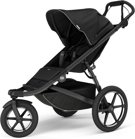 Thule Urban Glide 3 Single Child All-Terrain Stroller, Full-Suspension System, Air-Filled Tires, Upright Seat with Adjustable Recline and Built-In Legrest