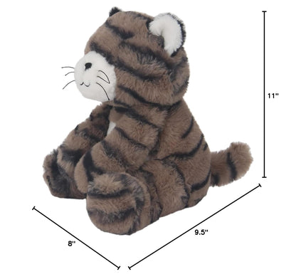 Lambs & Ivy Urban Jungle Brown Tiger Stuffed Animal Toy - Tony