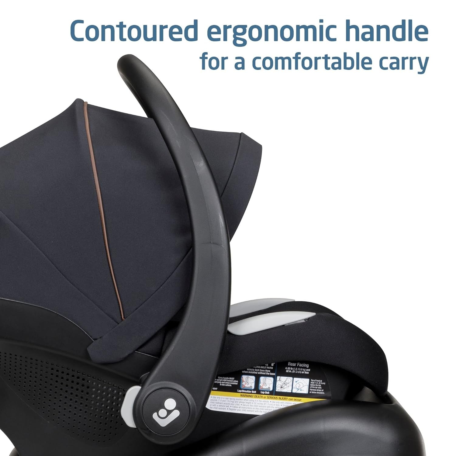 Maxi-Cosi Mico Luxe Infant Car Seat, Rear-Facing for Babies from 4-30 Lbs, New Hope Navy