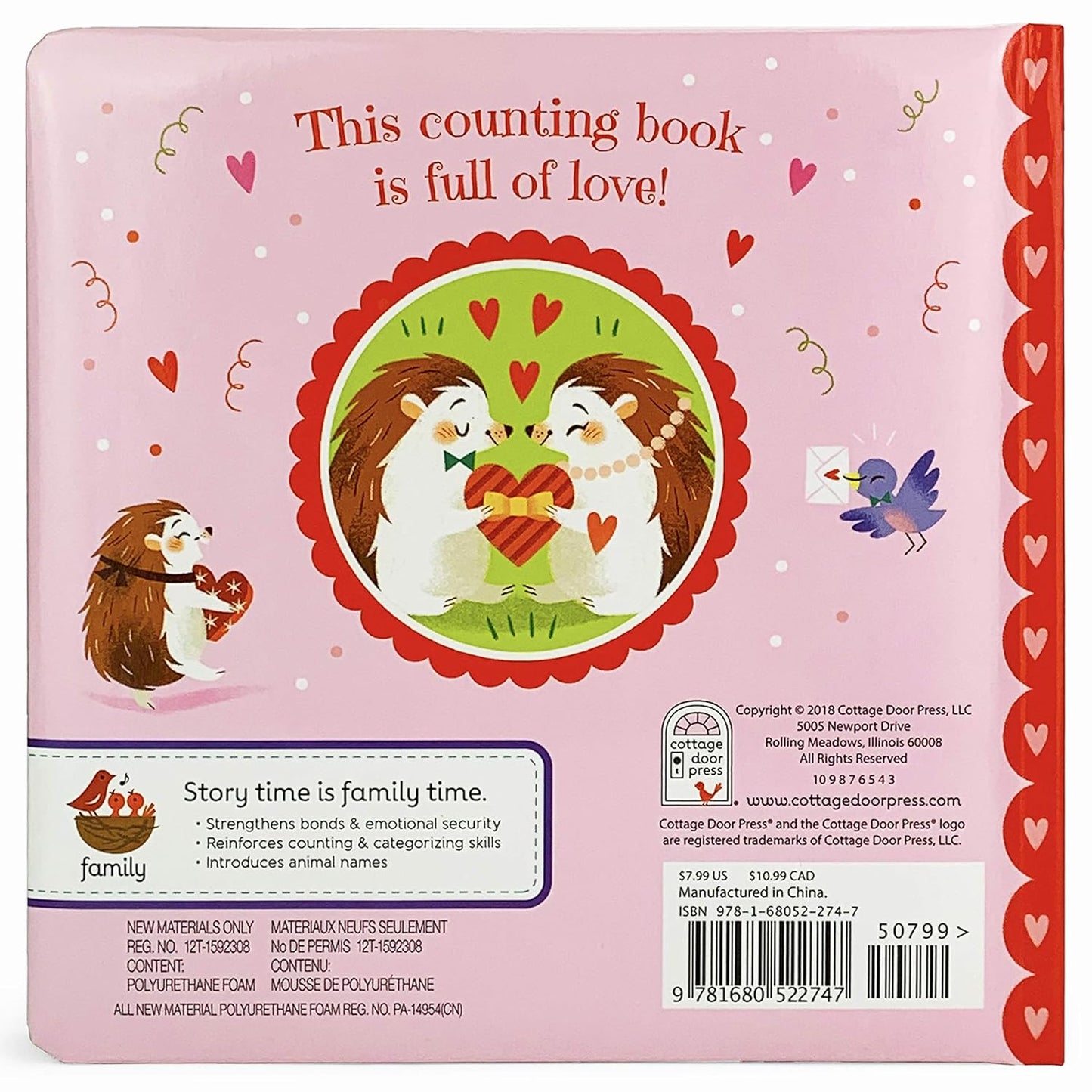 How Many Do I Love You? a Valentine Counting Padded Picture Board Book, Ages 1-5 ( )